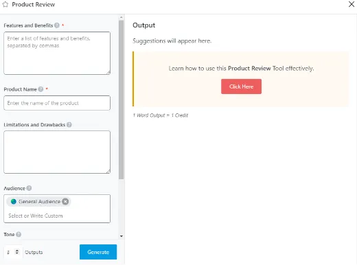 Rank Math Content AI Product Review