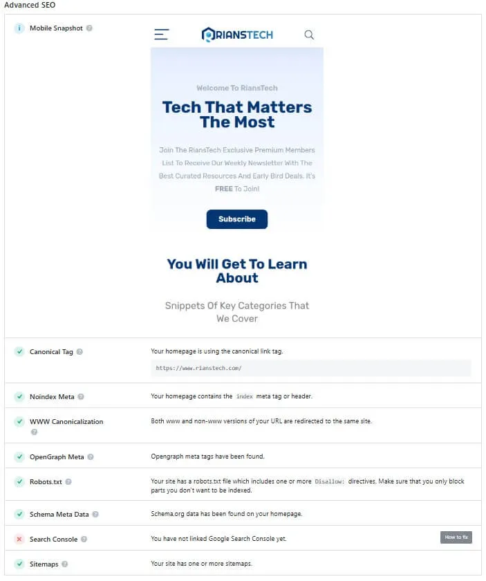 Rank math seo analyzer_advanced seo