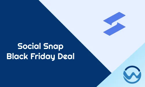 Social Snap Black Friday Deal