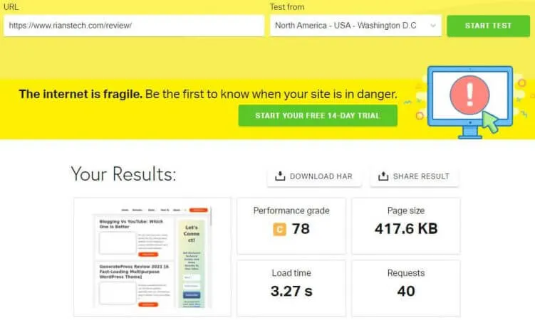 WP Rocket Review : Best Cache Plugin For WordPress 6 WP Rocket Review_ Speed Test